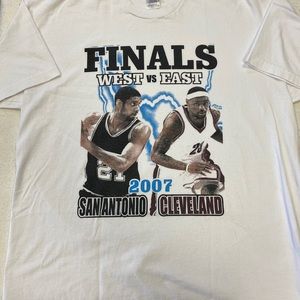 2007 Finals Spurs be Cavs T-shirt